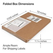 BCW 12 Inch Deluxe Record Mailing Boxes Heavy Duty  Crush Resistant Pack of 10