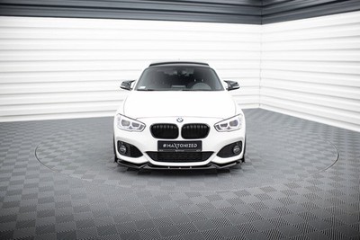 Maxton Design Frontlippe V.5 + Flaps passend für BMW 1er M-Paket / M140i F20 FL