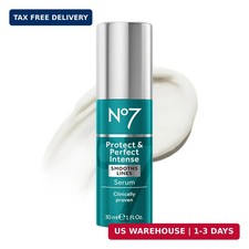 No7 Protect Perfect Intense Advanced Face Serum, 1 Fl Oz Anti-Aging Formula,