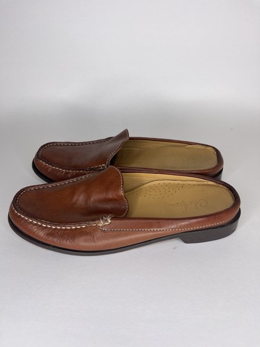 Cole Haan Shoes Clogs Mules Slides Womens Size 6B Brown Leather - Picture 3 of 18
