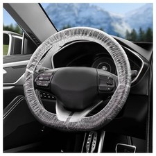 100PCS Car Disposable Steering Wheel Covers,Plastic Steering Wheel Cover