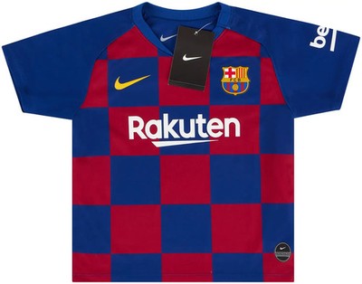 BNWT 19-20 FC Barcelona Nike Home FULL KIT Red 6-9 Months 70-75 cm