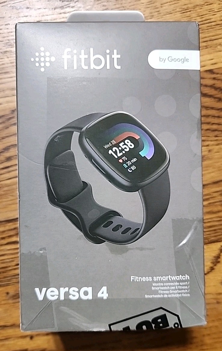 Fitbit Versa 4 Activity Tracker Smartwatch - Graphite - WATCH ONLY