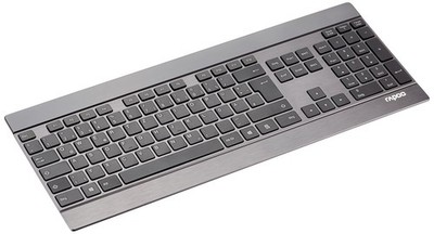 RAPOO E9270P 5-GHz-Funk-Tastatur (QWERTZ, deutsche Tastenbelegung)