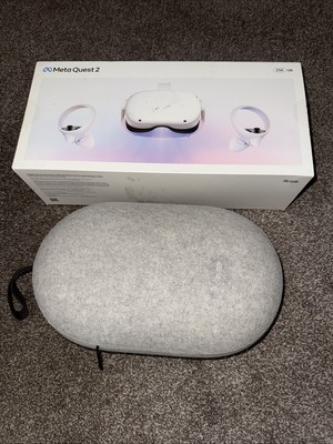 Meta Oculus Quest 2 256GB Standalone VR Headset with Travel Case & Link Cable