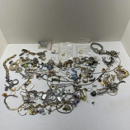 Lot of Vintage Costume Jewelry Necklaces and Earrings All Wearable