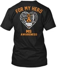 Ms Awareness S - O I For My Hero T-Shirt Made in the USA Size S to 5XL