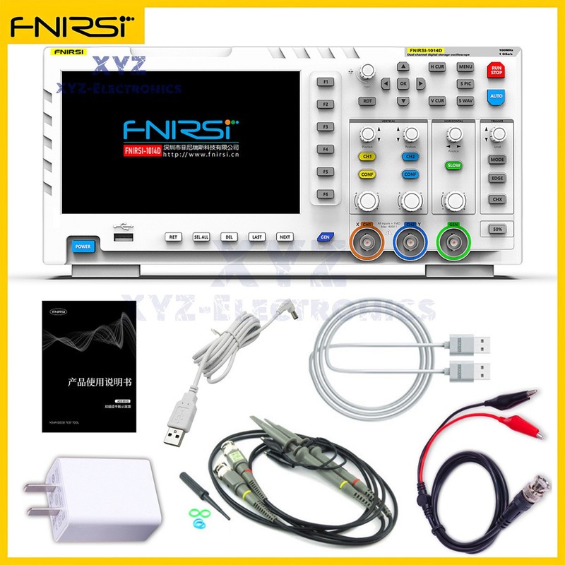 FNIRSI 1014D Digital Storage Oscilloscope 100MHz Dual-Channel Signal Generator