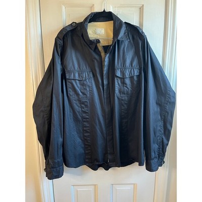 rag & bone Men's Technical Zip Navy Spring Jacket | XXL tag, really a Large!