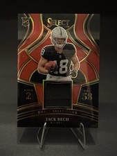 2025 Panini Select Jack Bech Prizm Rookie Draft Selections DSM-JBH Raiders