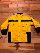 Youth Columbia Ski Jacket Yellow/Navy/Excellent Size 14/16