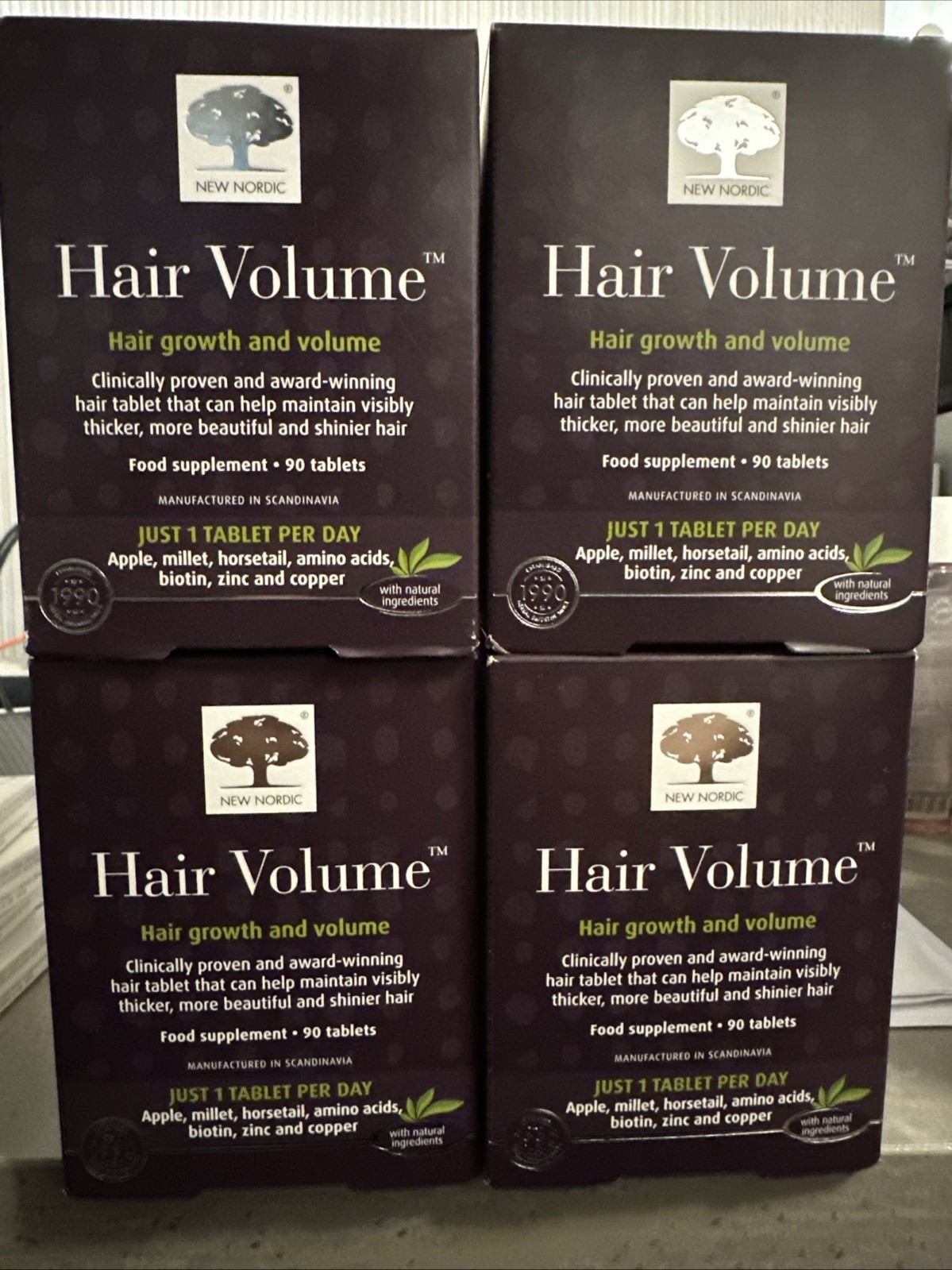 New Nordic Hair Volume 90 Tablets For Thicker, Shinier Hair Growth And Volume 💕