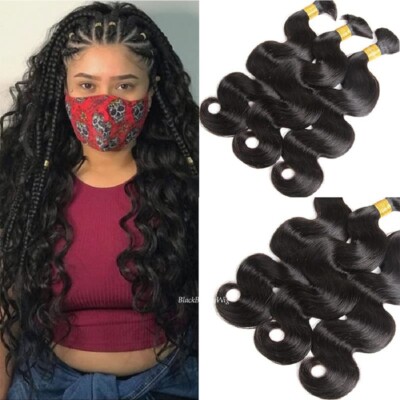 Body Wave Human Hair Bulk For Braiding Brazilian Micro Braids Hair No Weft 100g