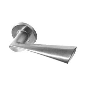 JIGTECH Quick Fit System VECTA Lever on Rose Door Handles Chrome Satin WC Sets