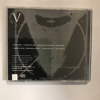 Vauxdvihl – To Dimension Logic CD 1994 Advent – ADVENT 001