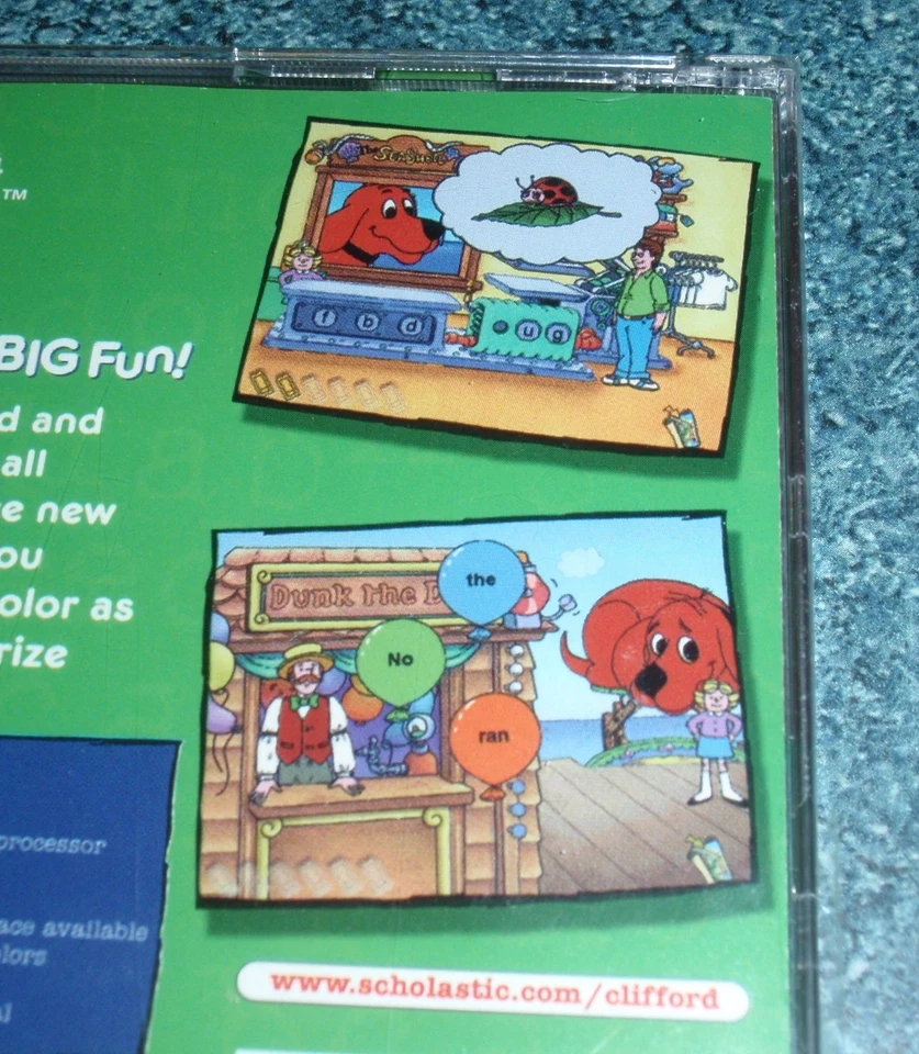 Video Game PC Clifford Learn To Read Game Ages 4-6 Scholastic NEW SEALED GIFT! - Image 3 of 4