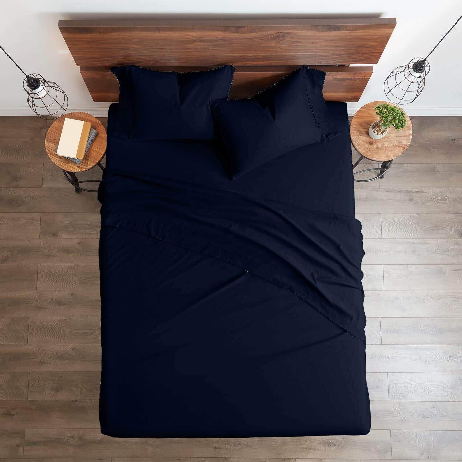 Giza Sheet Set 100 Giza Egyptian Cotton 1000 TC Luxury Sheets Navy