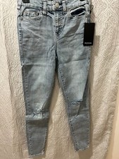 True Religion Jennie Women's Size 27 Light Wash High Rise Jeans 179 NWT