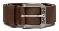 Replay Belt W105 GüRtel Dk Brown Wood Braun Neu