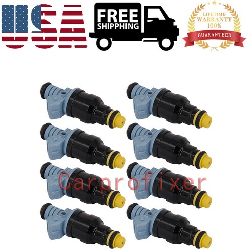 Fuel Injectors Set of 8 0280150913 for 1991-1997 Ford Econoline F250 7.5 5.0L V8