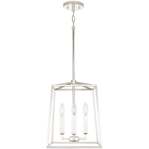 New Capital Lighting 537641PN Thea 12 Inch 4 Light Foyer in Transitional Style - Picture 2 of 5