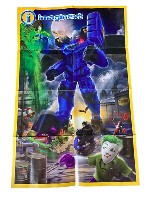 FISHER PRICE IMAGINEXT BATMAN JOKER BATBOT TOY POSTER 11 X 17