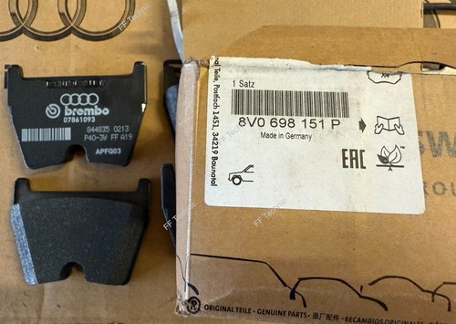Pastiglie freno originali Audi RS3 8V asse anteriore 8V0698151P nuove - Foto 4 di 4