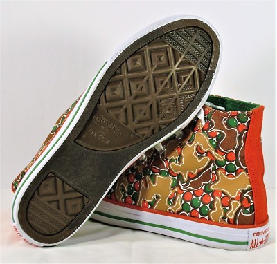 Converse Chuck Taylor All Star GS Christmas Gingerbread Hi Top