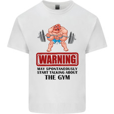Gym May Start Talking About Mens Cotton T-Shirt Tee Top