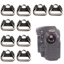 10 Stück Edelstahl Dreieck Schlüsselanhänger Ring Spaltringe Für Kameragurte, Dr