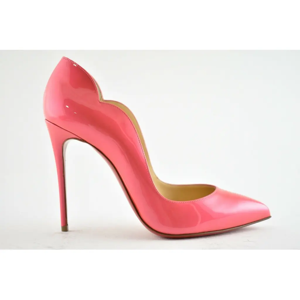 Christian Louboutin Hot Chick 100 Patent Fluo Metal Florida Pink