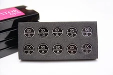 14mm New Japan Navigator Alfa Pool Cue Tip - Billiard Cue Tip - 10 Pieces - SX