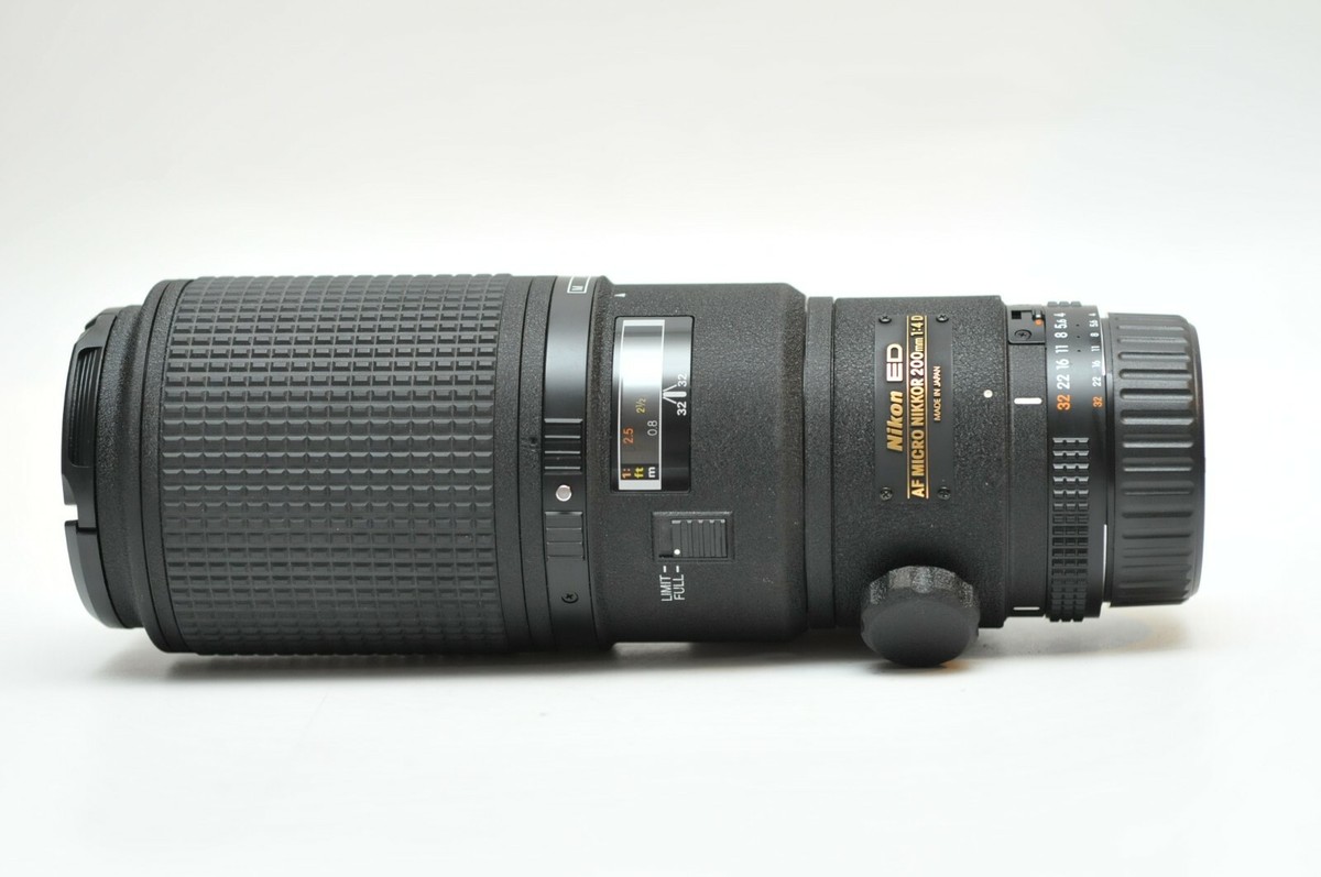Nikon Micro-Nikkor 200mm f/4.0 Lens SN 410193 | eBay