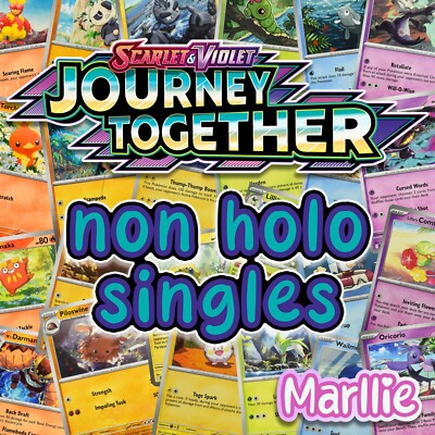 Pokémon TCG Journey Together (Scarlet & Violet) Non Holo Einzeln, Sammelkarten