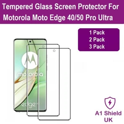 Tempered Glass Screen Protector For Motorola Moto Edge 60 50 40 Pro Fusion Ultra