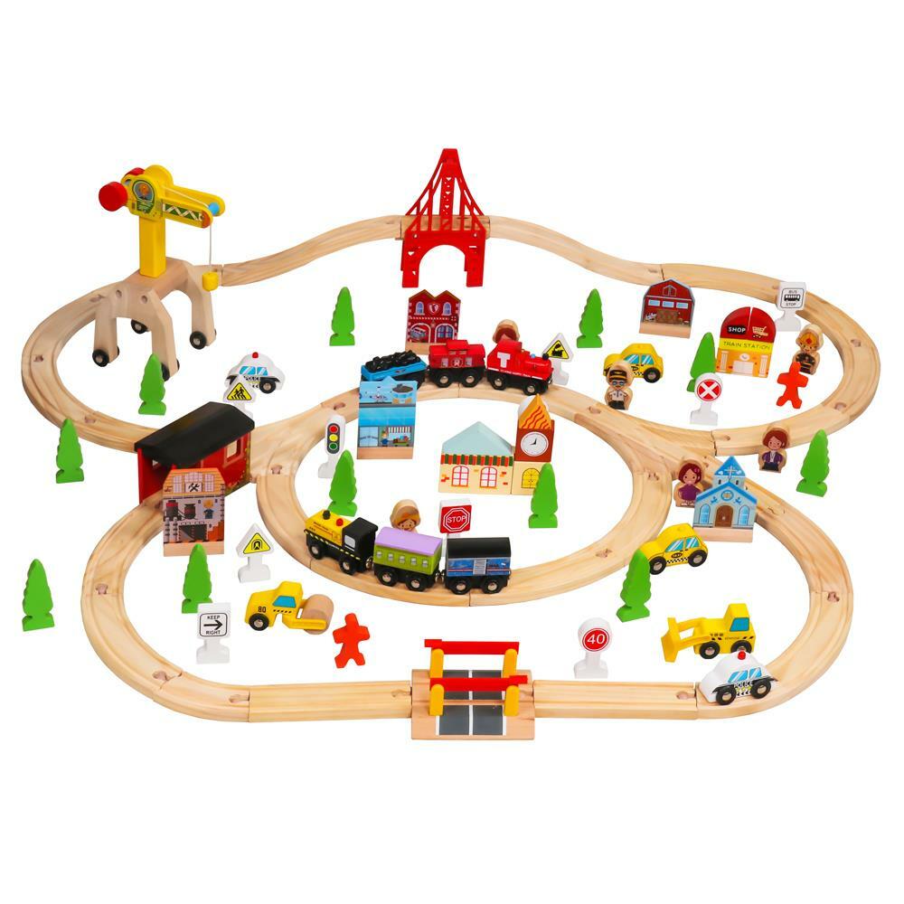 ebay wooden train track