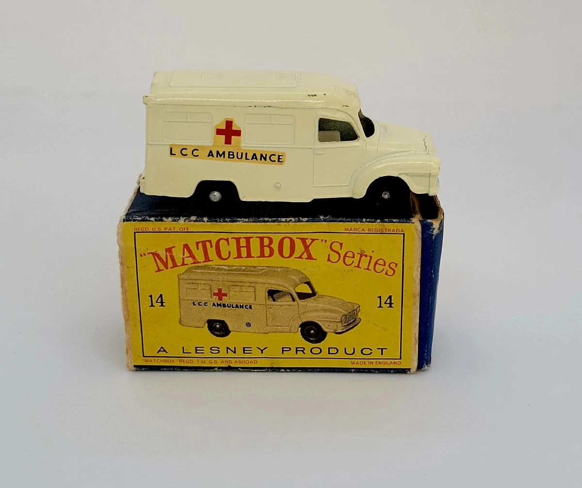Allumettes Lesney 14 Lomas Ambulance avec Bo te