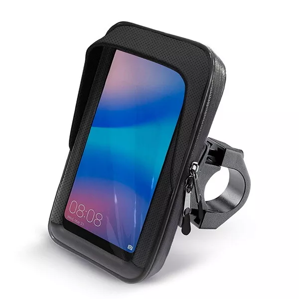 Interphone Tubular Handlebar Universal Smartphone Soft Case Holder
