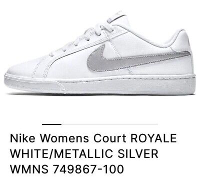 Size Nike Court Royale SL White Metallic Silver |