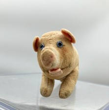Vtg 1950s Steiff Mini 2" Mohair Plush Pig Joanthe