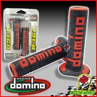 Domino Tommaselli Paar Handgriffe A360 Schwarz-Rot Off Road