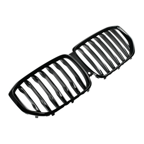 Gloss Black Front Kidney Grille For 2019-23 BMW X5 G05 40iX 50iX M-Performance - Picture 3 of 11