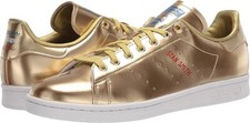 adidas Originals kids grade school Stan Smith Sneaker, Gold, 3.5