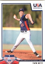 2019 Panini Stars and Stripes #17 Zack Hess USA Collegiate National Team