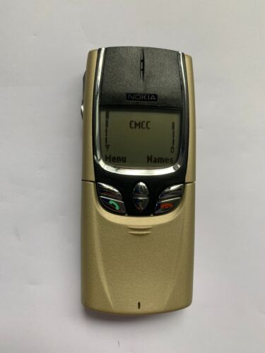 95% N E W NOKIA 8850 Unlocked  bar phone 2G GSM 900/1800 gold - Picture 1 of 12