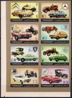 Ajman 1972 Vintage Cars Mercedes Ford Fiat Chevrolet Vauxhall Renault Imperf MNH