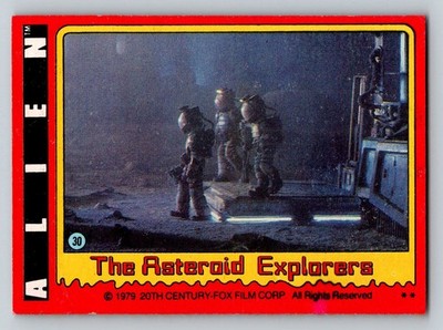 Alien The Asteroid Explorers 1979 Topps Card #30