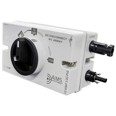 AIMS Power Solar PV DC Quick Disconnect Switch 1200V 32 Amps DC1200V32A