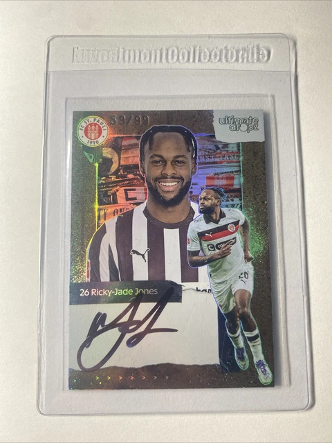 Ultimate Dropz - We Love St. Pauli Ricky Jade-Jones /99 On Card Auto