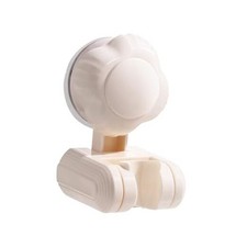 Shower Head Holder - Adjustable Suction Cup No Drill Wall Mount for White
